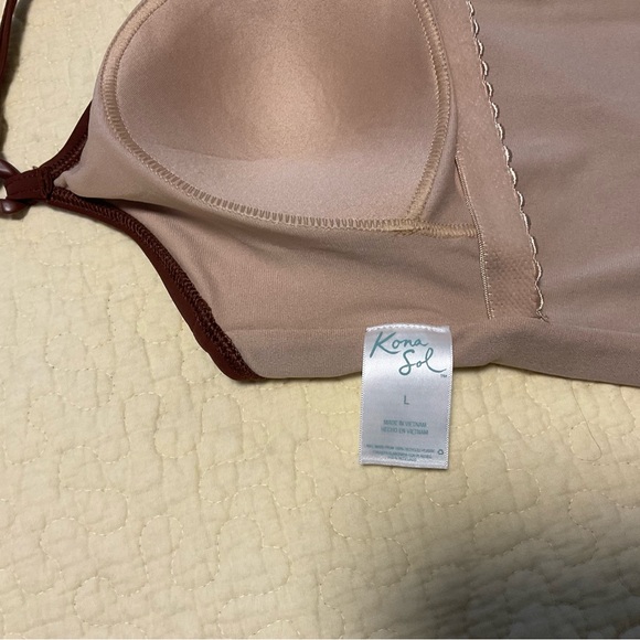 Kona Sol Tan and Brown Swimsuit - Picture 4 of 5